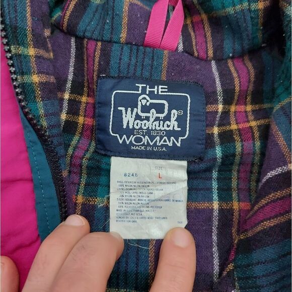 🔥VTG 80's Woolrich Flannel Wool Lined Parka Jacket🔥 - Picture 7 of 13